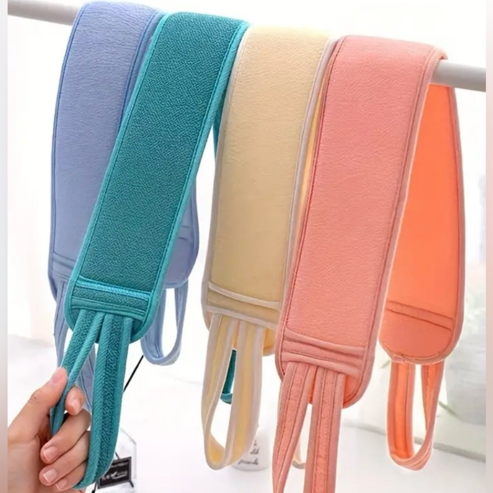 1pc Bath Back Scrub, Double-Sided Bath Towel,Soft Bathroom Body Cleaning